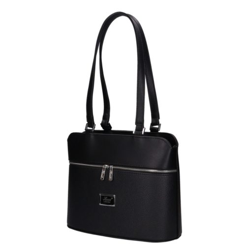 Karen 2374 fekete rostbőr női válltáska