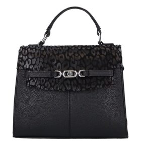 Chiara I 5035 bis fekete rostbőr női kézitáska