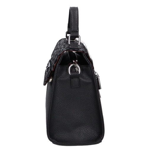 Chiara I 5035 bis fekete rostbőr női kézitáska