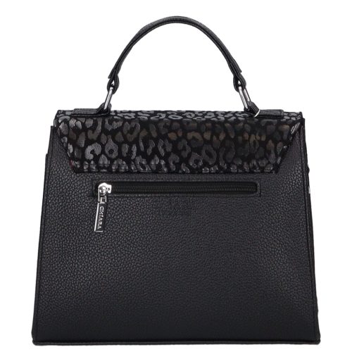 Chiara I 5035 bis fekete rostbőr női kézitáska