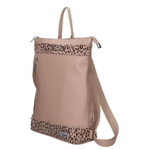 Chiara K 7017 drapp rostbőr női hátizsák