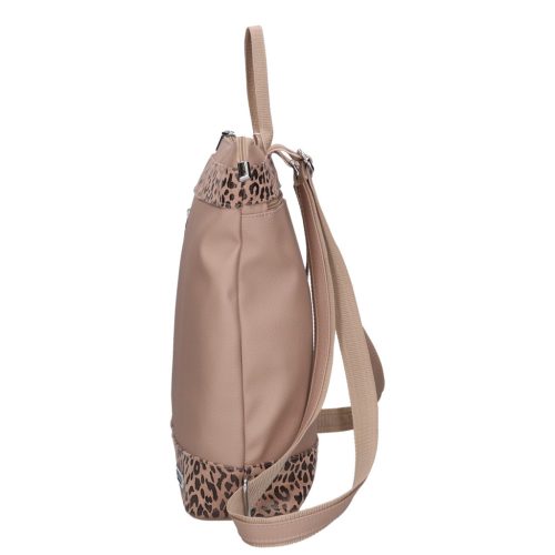 Chiara K 7017 drapp rostbőr női hátizsák