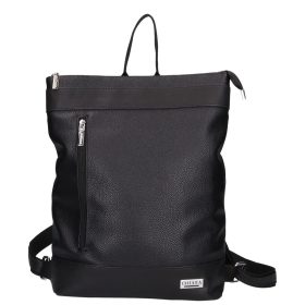 Chiara K 7017 fekete rostbőr női hátizsák