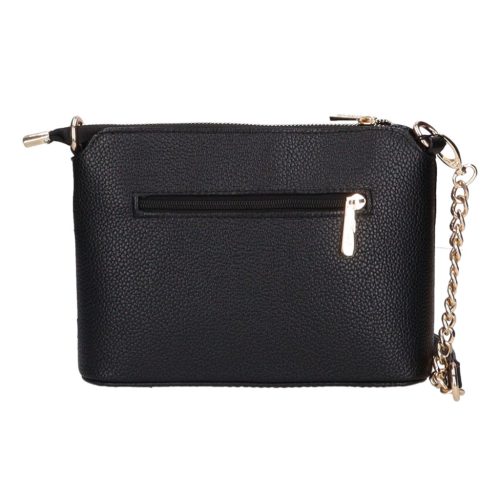 Karen 9358 fekete arany rostbőr női válltáska