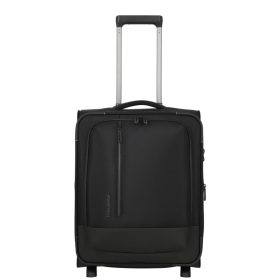   Travelite Crosslite S 2w két kerekű bővíthető kabinbőrönd fekete