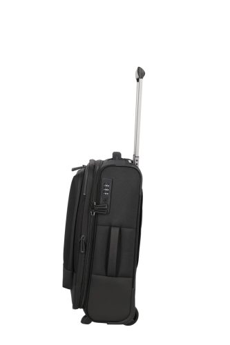 Travelite Crosslite S 2w két kerekű bővíthető kabinbőrönd fekete