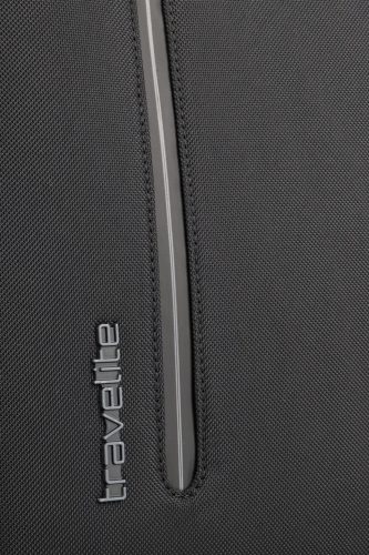 Travelite Crosslite S 2w két kerekű bővíthető kabinbőrönd fekete