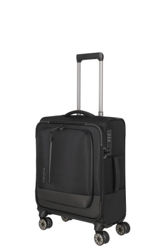 Travelite Crosslite S 4w négy kerekű kabin bőrönd fekete