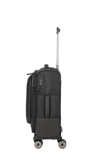 Travelite Crosslite S 4w négy kerekű kabin bőrönd fekete