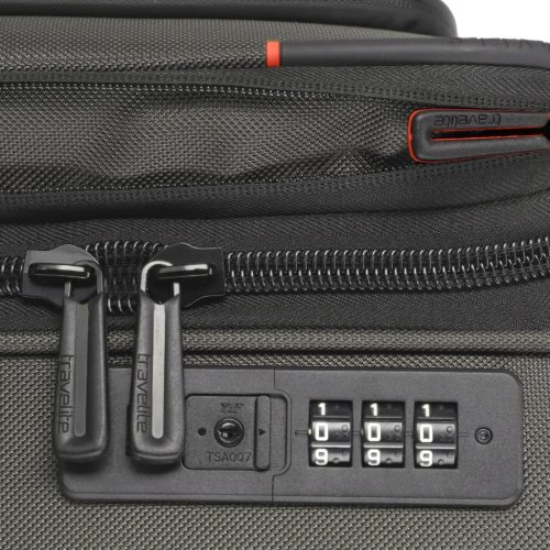 Travelite Crosslite S 4w négy kerekű kabin bőrönd fekete