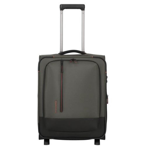 Travelite Crosslite S olive 2w bővíthető kabin méretű bőrönd 