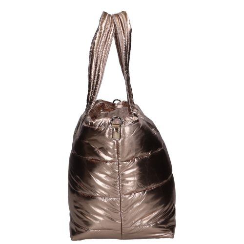 Divatos L-215-21 arany nagy shoppertáska