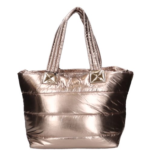 Divatos L-215-21 arany nagy shoppertáska