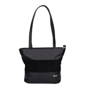 Karen D 655 fekete rostbőr női válltáska