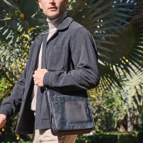 Matties Bags 40193 20 fekete rostbőr férfi táska