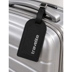 Travelite fekete bőröndcímke 2 db