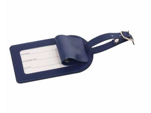 Travelite kék bőröndcímke 2 db