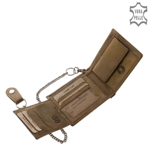 Green Deed A1MR9641 barna férfi pénztárca