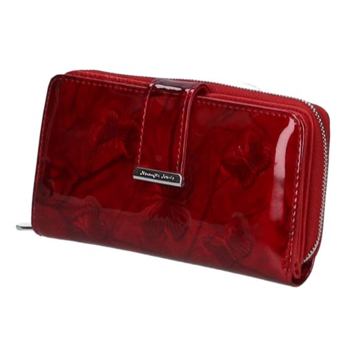 Jennifer Jones 5280-14 piros bőr női pénztárca