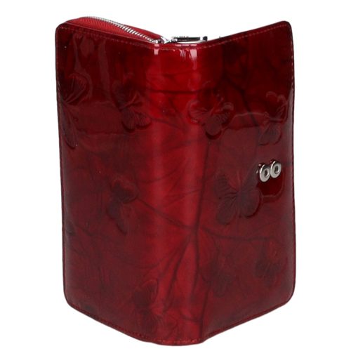 Jennifer Jones 5280-14 piros bőr női pénztárca