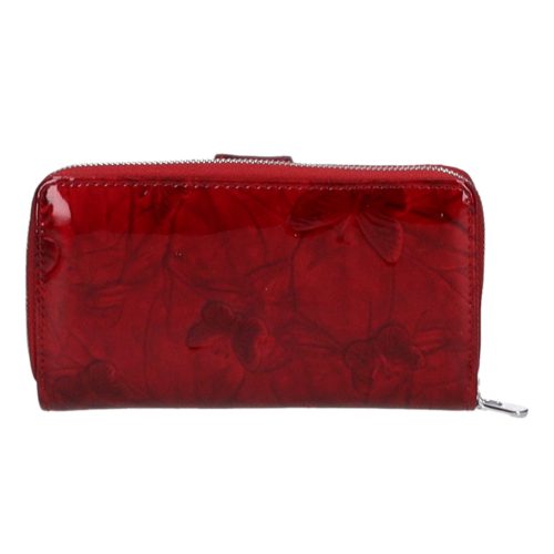 Jennifer Jones 5280-14 piros bőr női pénztárca