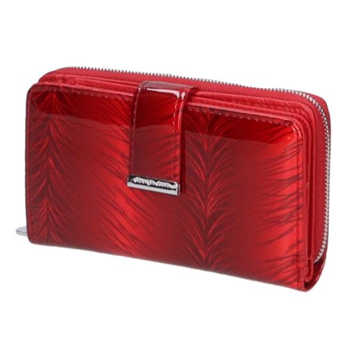 Jennifer Jones 5280-11 piros  bőr női pénztárca