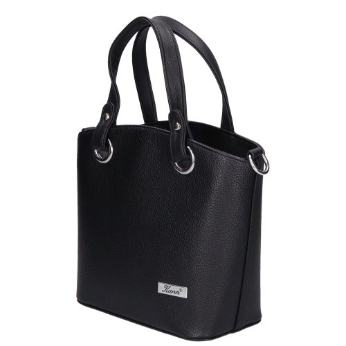 Karen 2390 fekete rostbőr női kézitáska