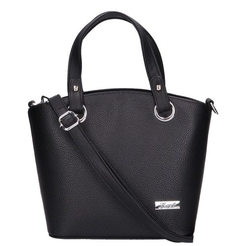 Karen 2390 fekete rostbőr női kézitáska