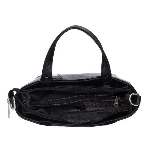 Karen 2390 fekete rostbőr női kézitáska