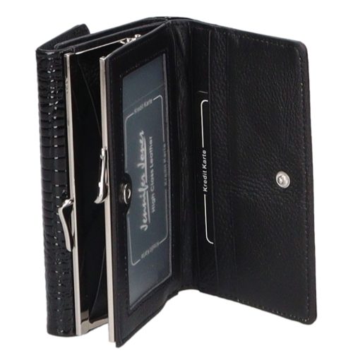 Jennifer Jones 5245-2 fekete női pénztárca