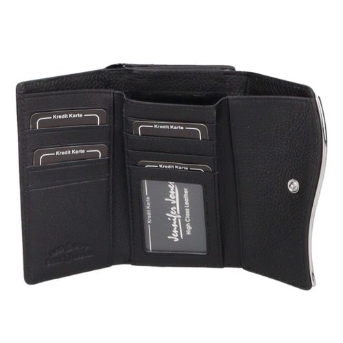 Jennifer Jones 5245-2 fekete női pénztárca