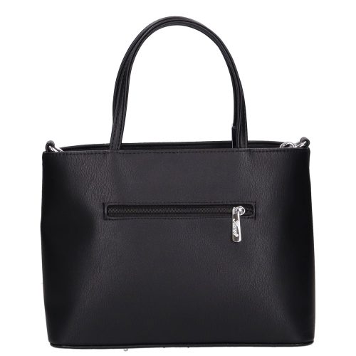 Karen rostbőr női táska D 444 fekete lakk 