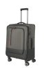 Travelite Crosslite M oliv bővíthető közepes méretű bőrönd 