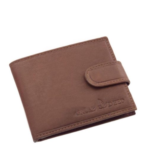 Green Deed AGD30809/T világos barna bőr férfi kártyatartó és pénztárca