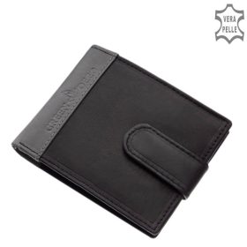   Green Deed SGV30809/T fekete bőr férfi kártyatartó és pénztárca