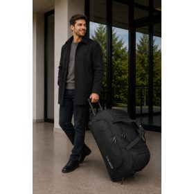   Travelite 6911-01 Kick Off XL fekete nagy méretű gurulós utazótáska 