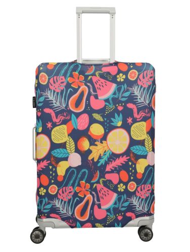 Travelite bőrönd huzat L nagy méretű bőröndre multicolor gyümölcsös