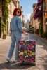 Travelite bőröndhuzat M közepes méretű multicolor gyümölcsös