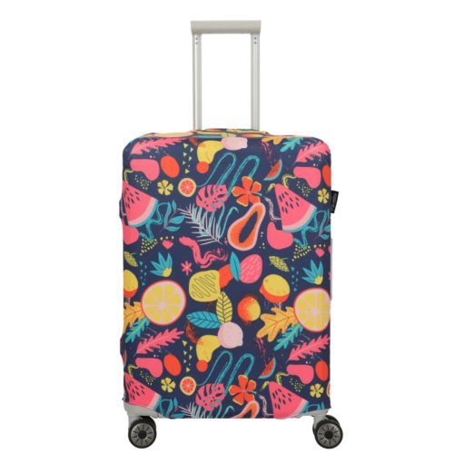 Travelite bőröndhuzat M közepes méretű multicolor gyümölcsös
