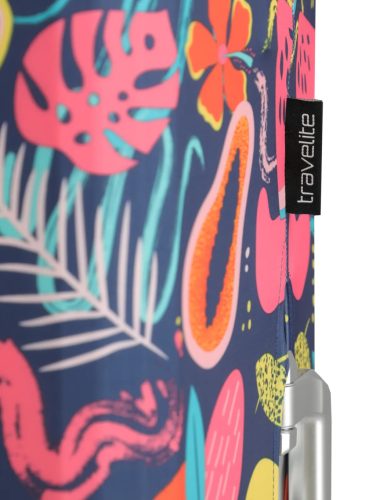 Travelite bőrönd huzat M közepes méretű multicolor gyümölcsös