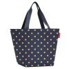 Reisenthel ZS4117 Shopper M metallic dots blue válltáska