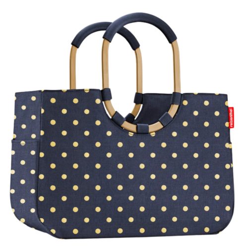 Reisenthel Loopshopper L metallic dots blue OR4118 női bevásárlótáska