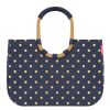 Reisenthel Loopshopper L metallic dots blue OR4118 női bevásárlótáska