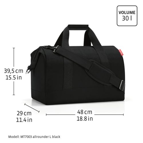 Utazótáska REISENTHEL Allrounder L black MT7003