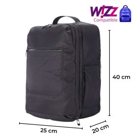 Benzi Wizzair 5815 fekete fedélzeti hátizsák