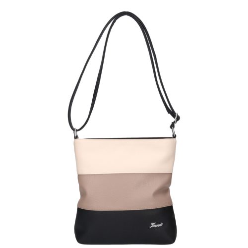 Karen N 099 fekete bézs női táska