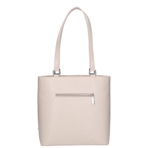 Karen 1553 bézs virág rostbőr női válltáska