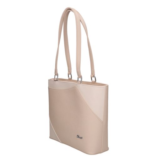 Karen 1522 bézs rostbőr női válltáska