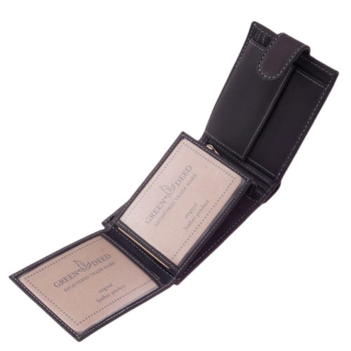 GreenDeed valódi bőr férfi pénztárca modern traktor mintával UTRA1021/T