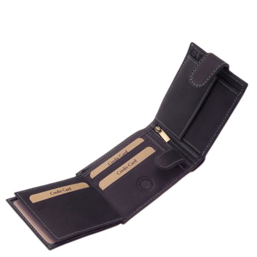 GreenDeed valódi bőr férfi pénztárca modern traktor mintával UTRA1021/T